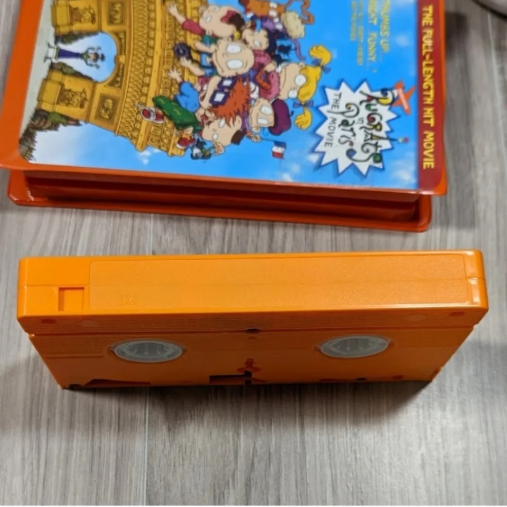 Y2K NICKELODEON Rugrats In Paris The Movie VHS Video Tape Vintage 2000